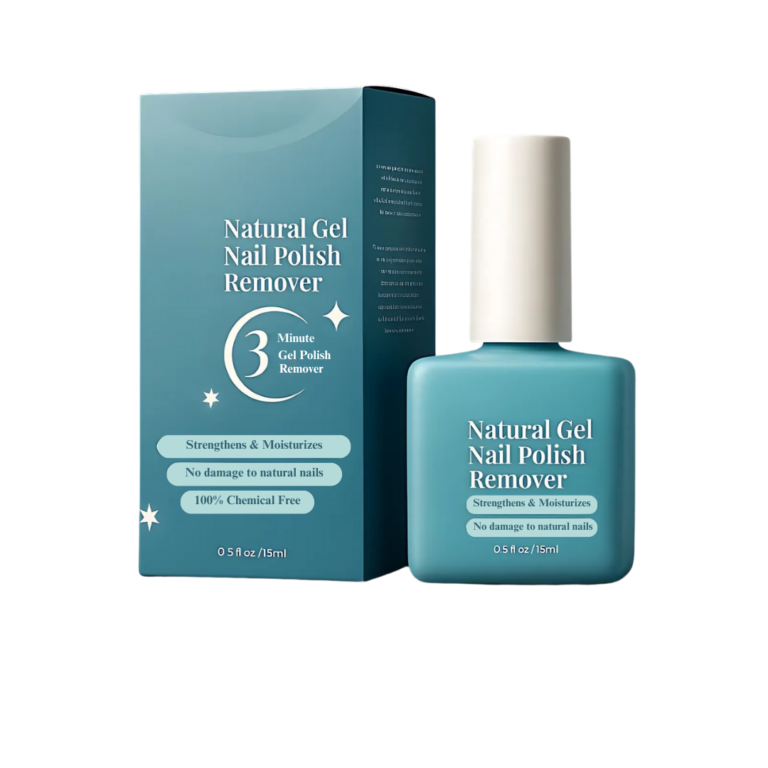 Natural Gel Nail Polish Remover – Quick & Gentle 3-Minute Formula