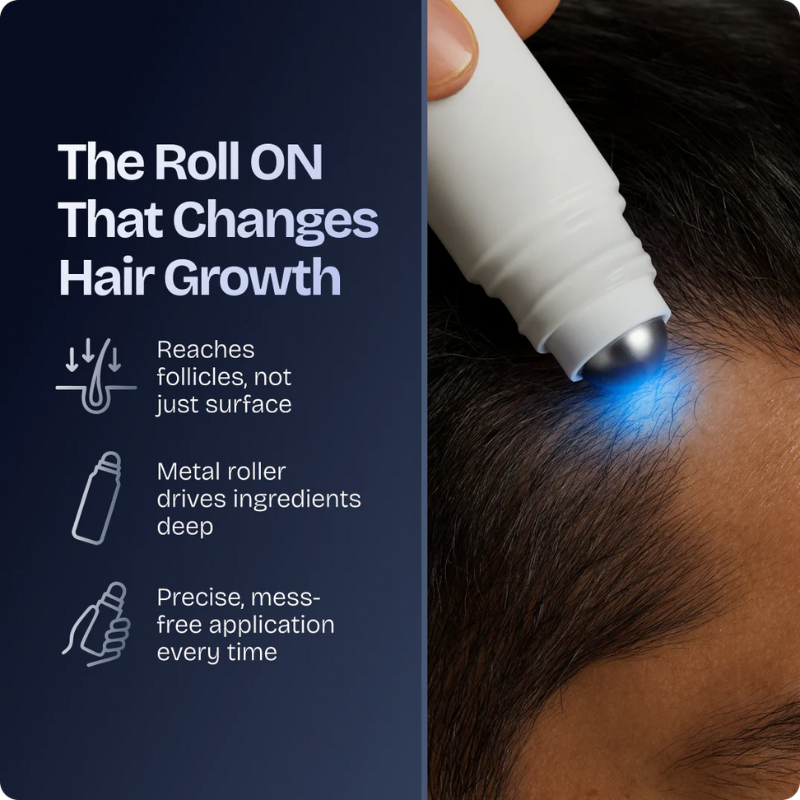 Hair Growth Serum Roll-on – Thicker, Fuller, Stronger Hair
