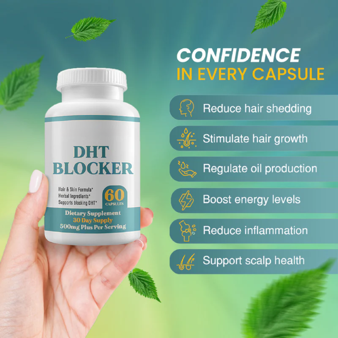 DHT Blocker – Natural Formula for Thicker Hair, Clearer Skin & Stronger Immunity