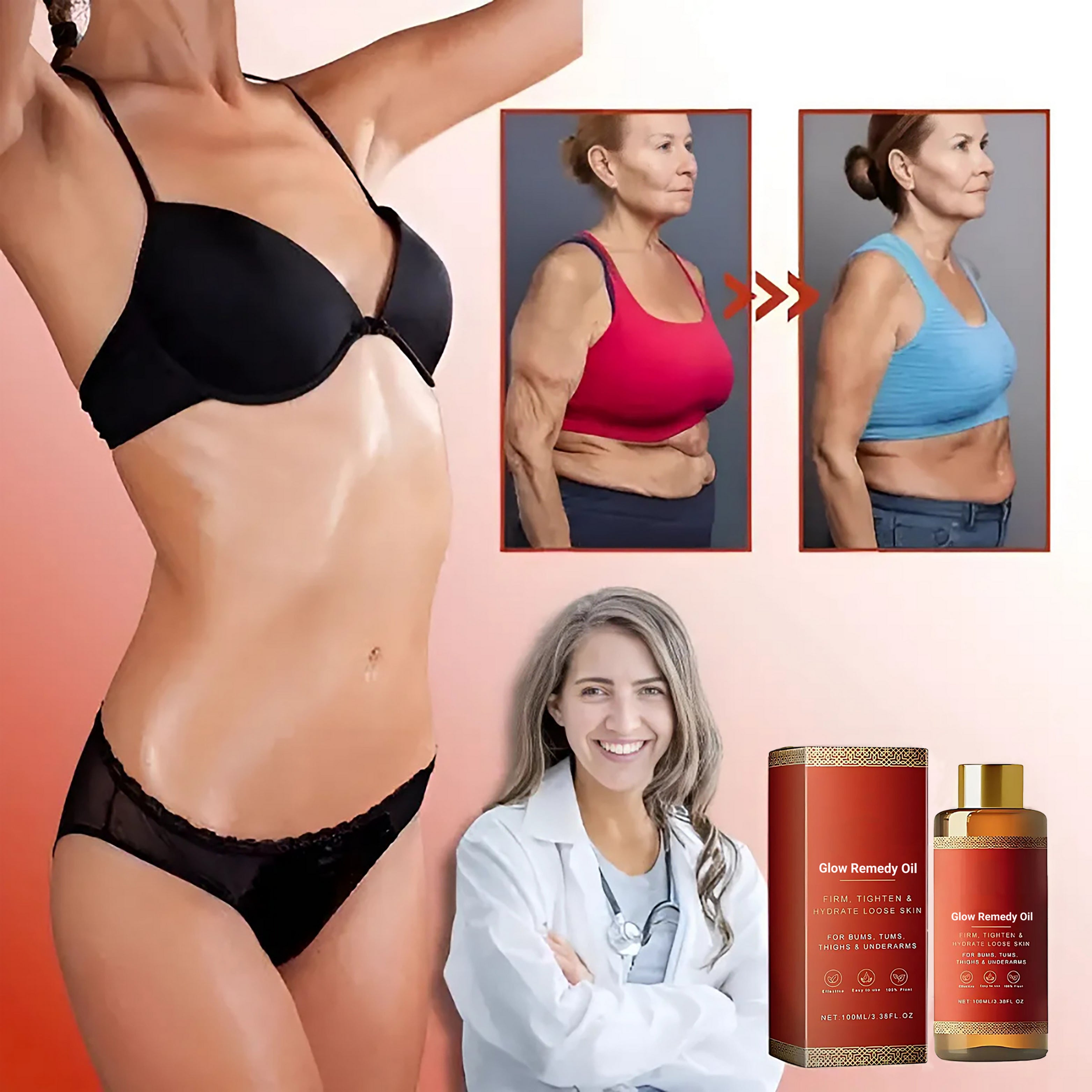 Glow Remedy Oil | Lift & Tighten Sagging Skin by 98% in 24 Hours