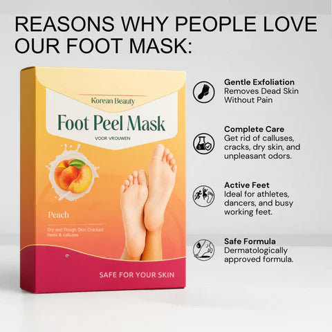 Korean Foot Peel Mask | Baby-Soft Feet in 10 minutes