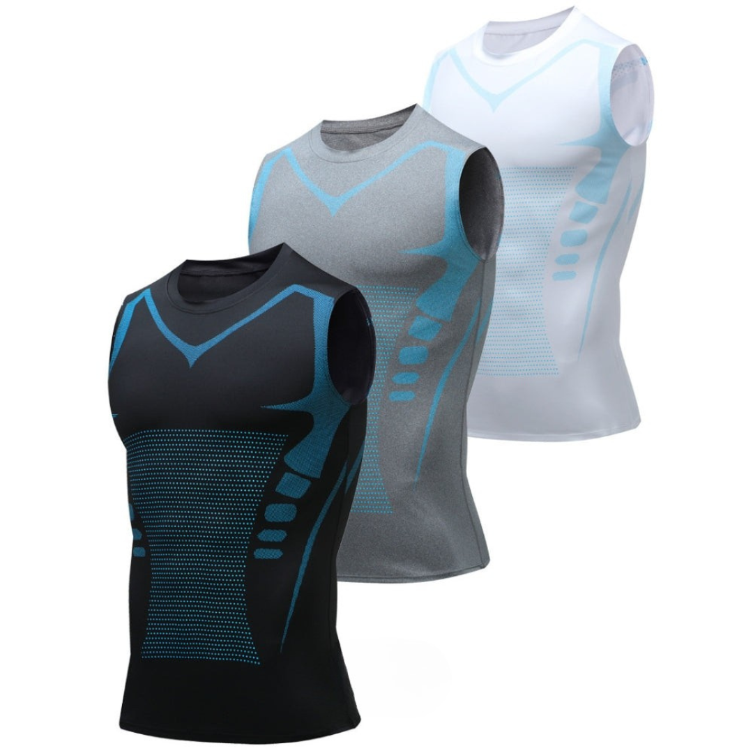 Energy-Boosting Compression Vest | Enhance Strength, Improve Posture & Instantly Slim Look