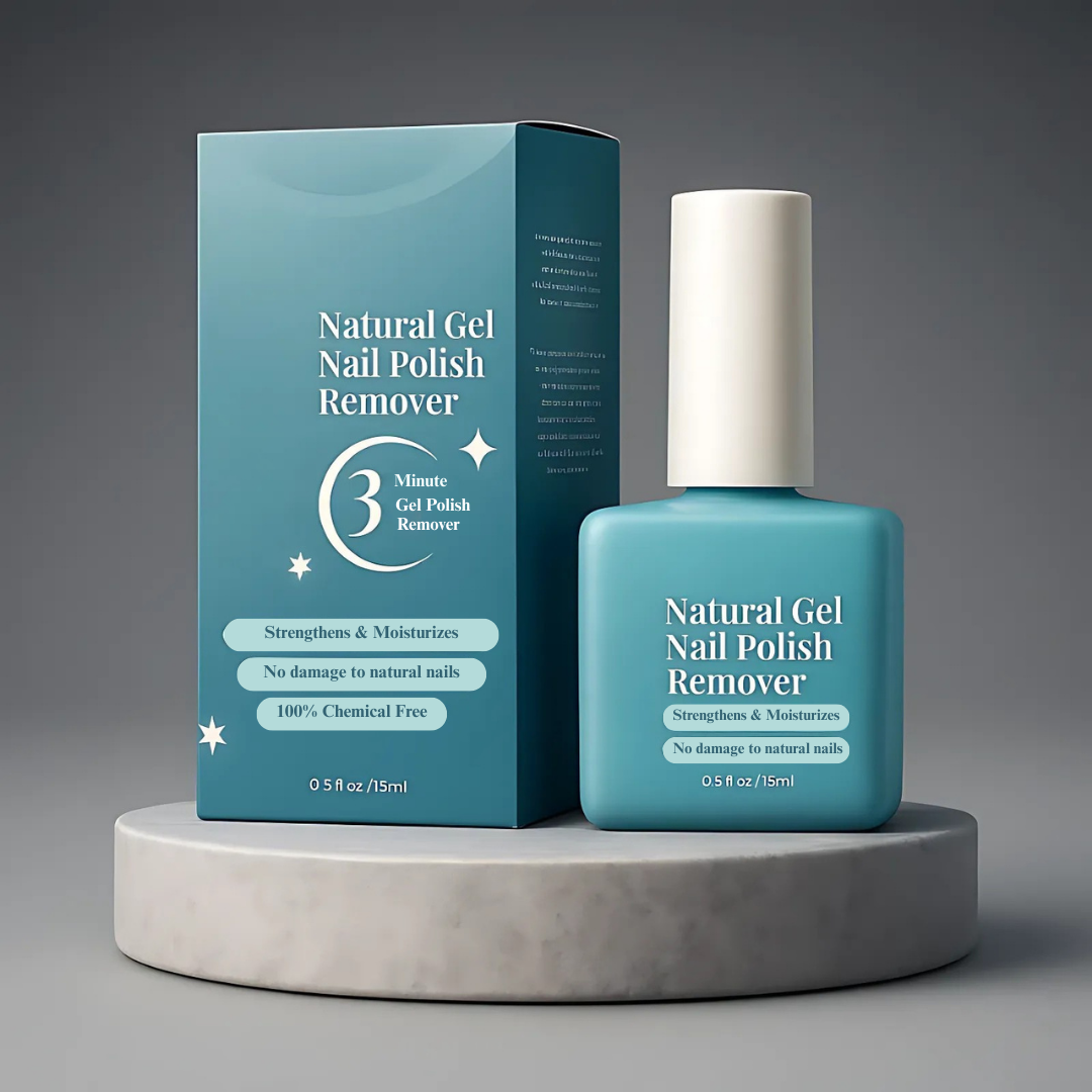 Natural Gel Nail Polish Remover – Quick & Gentle 3-Minute Formula