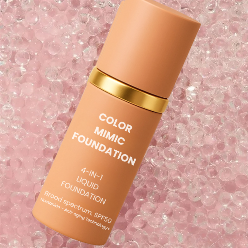 Color Mimic Foundation | The 4-in-1 SPF 50 Liquid Foundation for Instantly Flawless, Radiant Skin in Just 30 Seconds