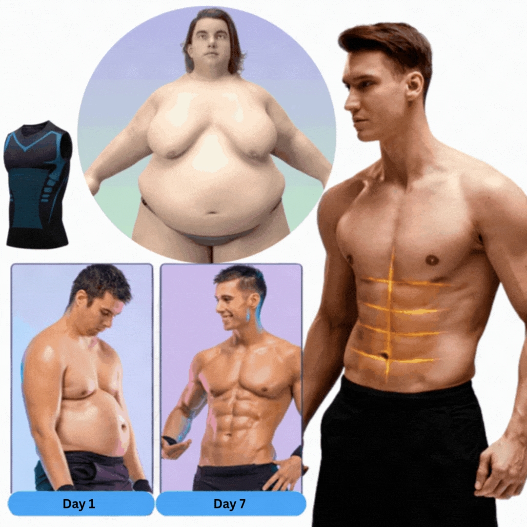 Energy-Boosting Compression Vest | Enhance Strength, Improve Posture & Instantly Slim Look